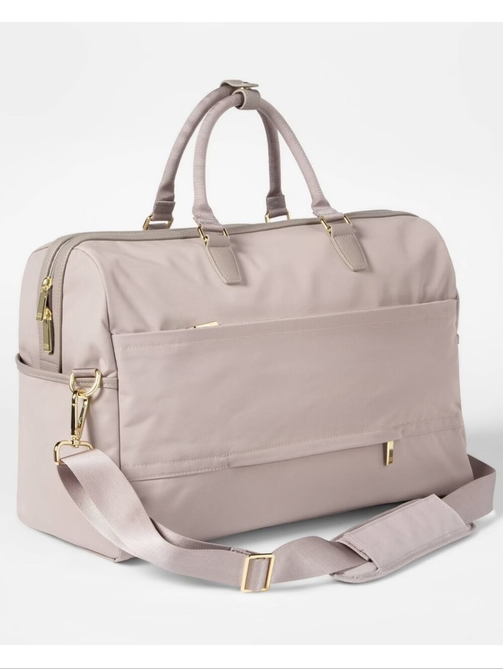 NEW Open Story Signature Weekender Duffel Bag in Light Taupe